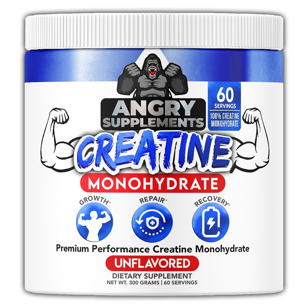 Monster Test 120ct Testosteron Booster + 100% Creatine Monohydrate Powder 300g