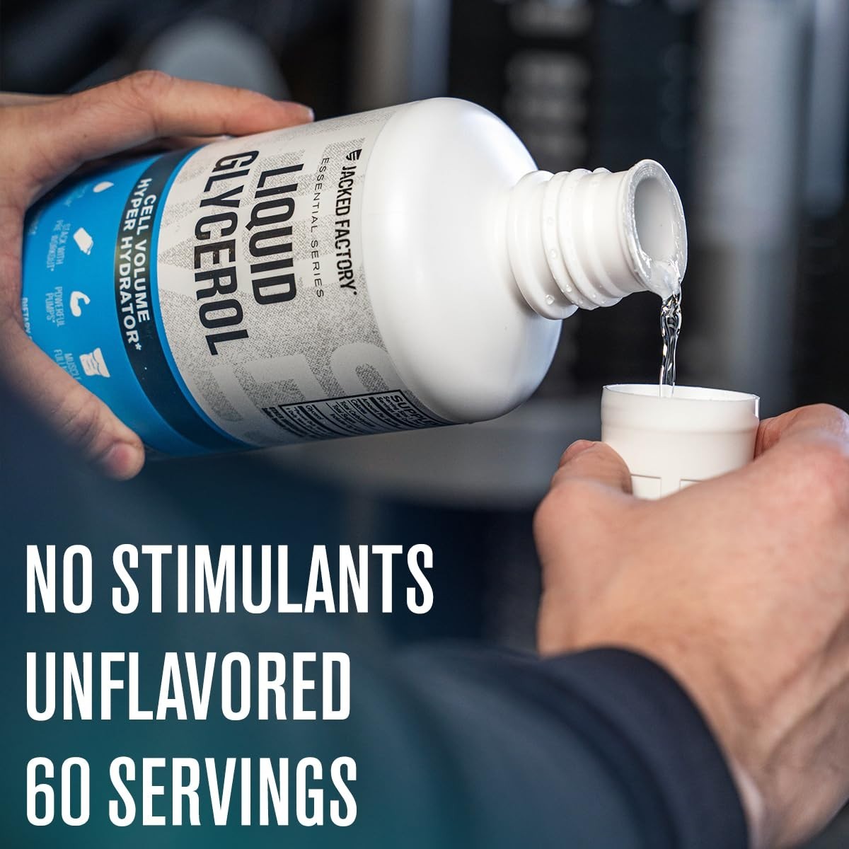 Liquid Glycerol Cell Volume Hyper Hydrator – Vegan Pump Pre Workout, 60 Servings