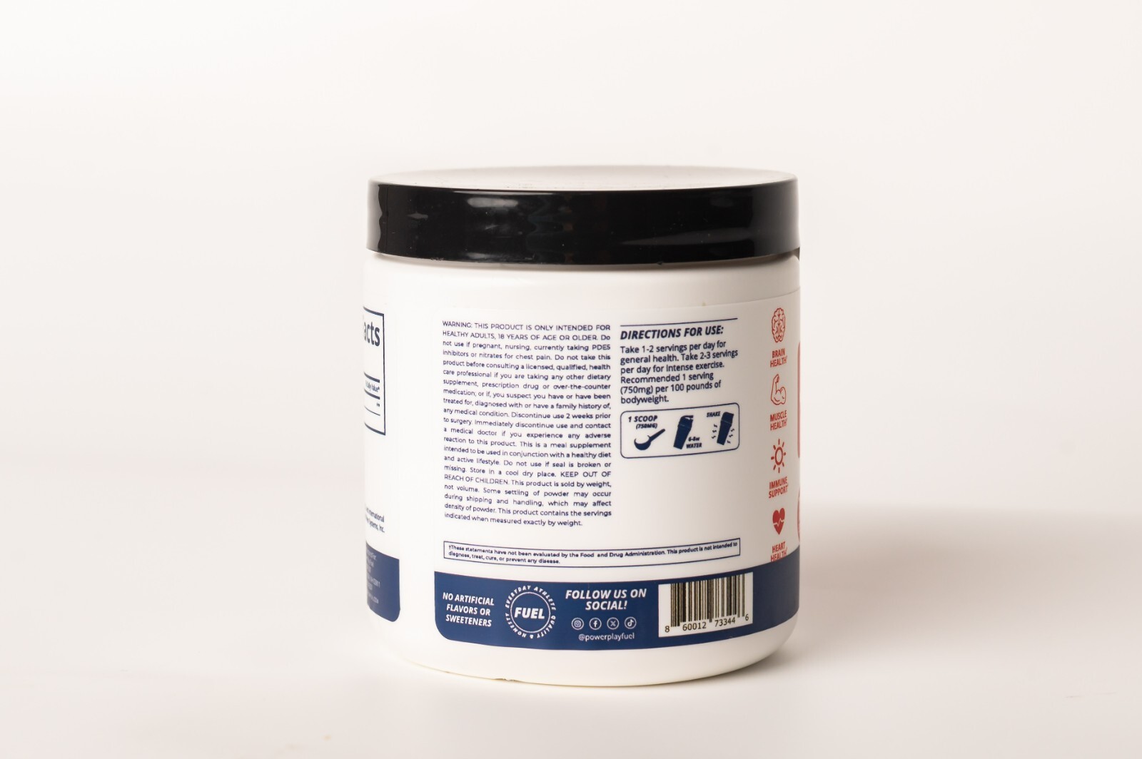 Power Play Fuel CREATINE HCl Powder – Raw Tart Taste, 67.5 G, 90 Servings
