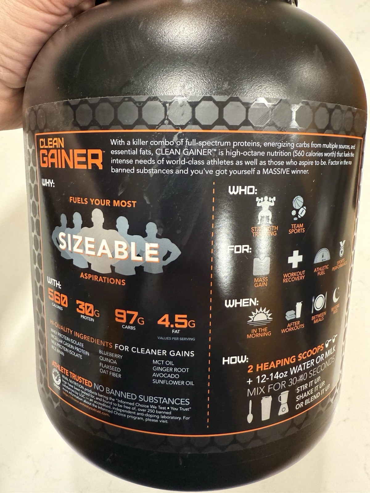 Nutrition Clean Gainer – Campfire S’mores 5Lbs
