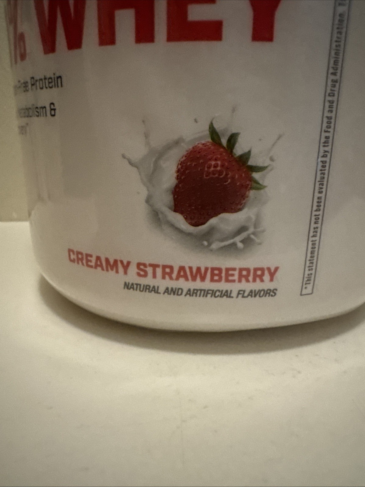 GNC Pro Performance 100% Whey Protein Powder Creamy Strawberry 25 Servings Read!