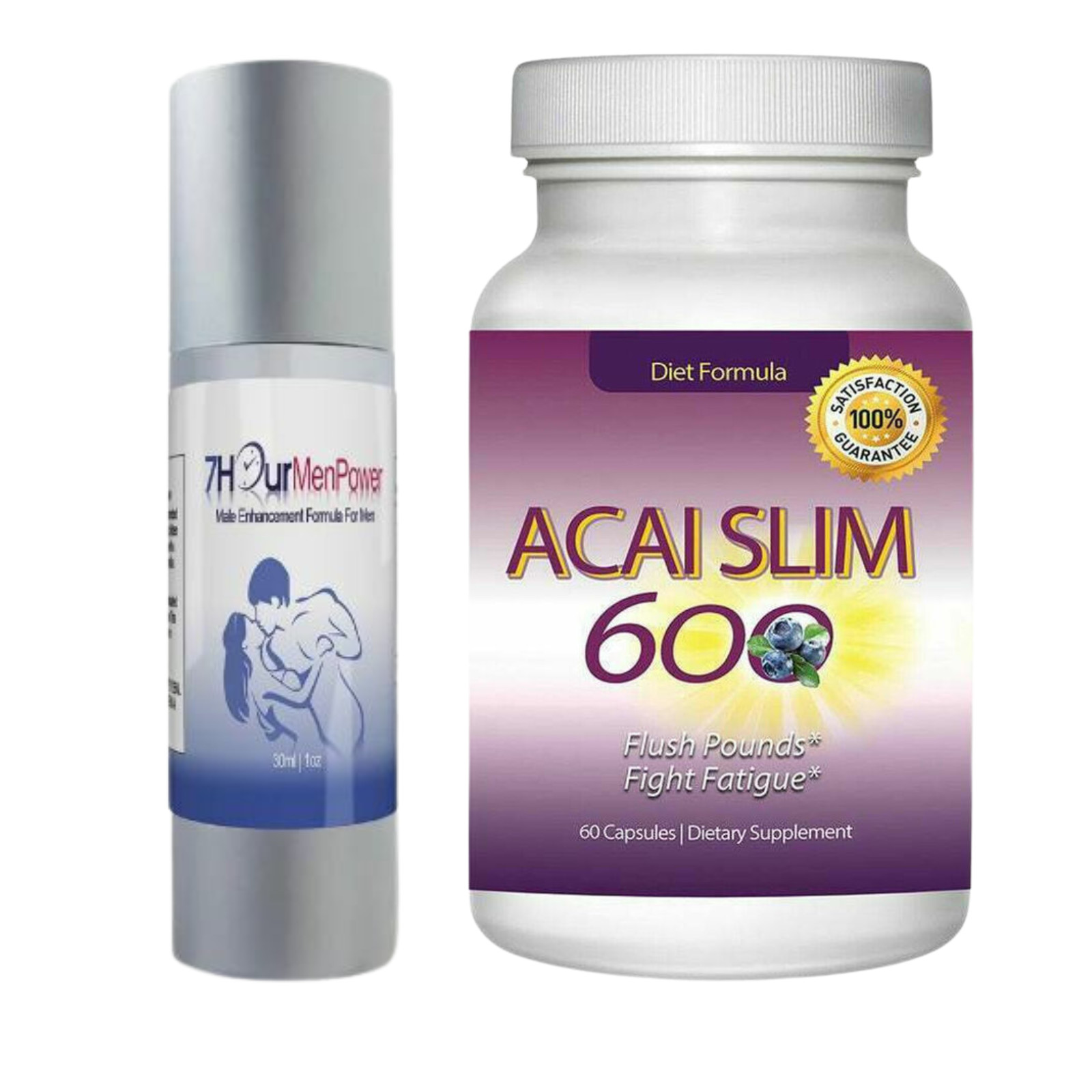 7Hour Power Male Enhancement Arousal Gel Acai Slim Berry Weight Loss Supplement