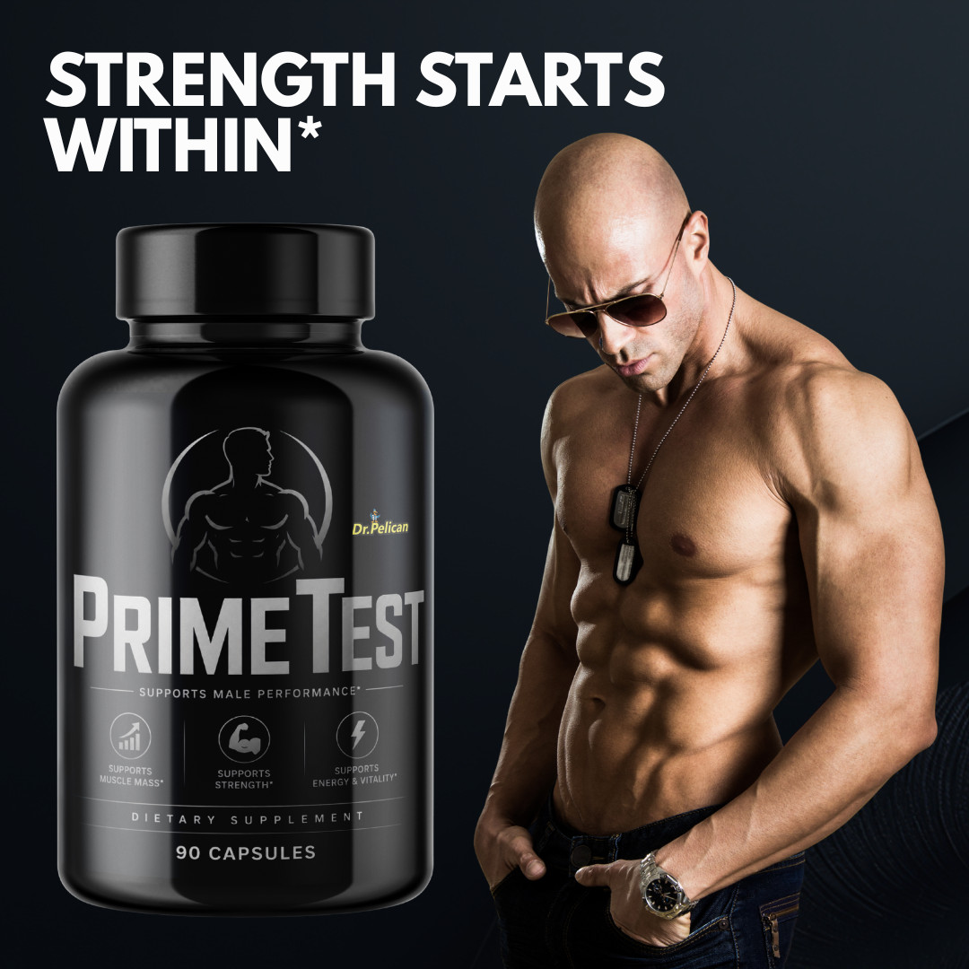 PrimeTest- Bodybuilding & Men’s Health Support- 90 Capsules