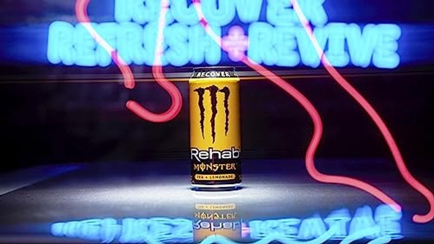 Rehab + Energy, Energy Drink 15.5 Ounce | Energy Iced 15 Pack Tea + Lemonade