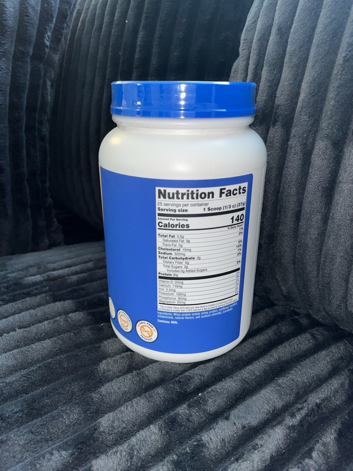 Nutricost Whey Protein Isolate Powder (Vanilla) 2LBS