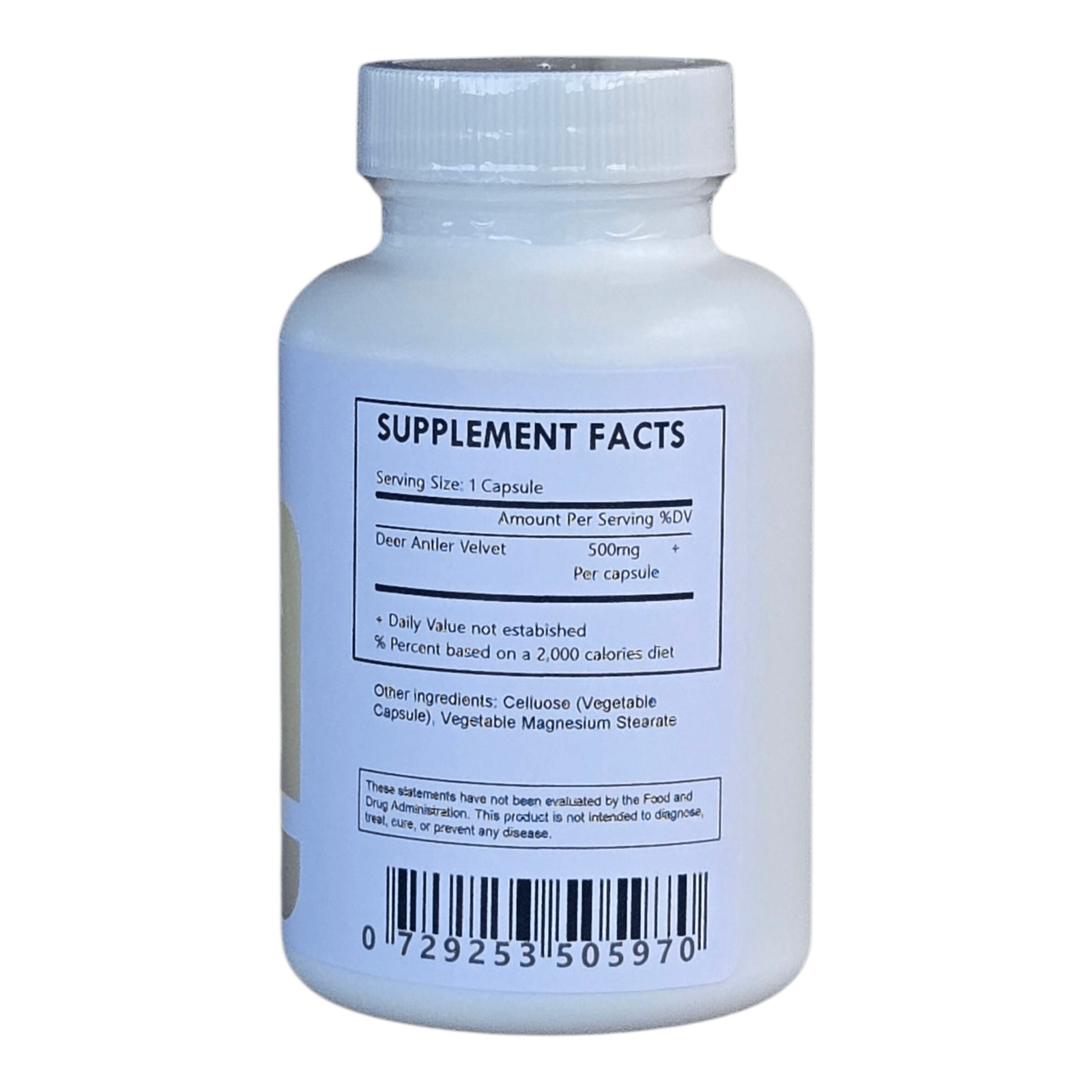 Deer Antler Velvet Extract Powder 4:1 Capsules