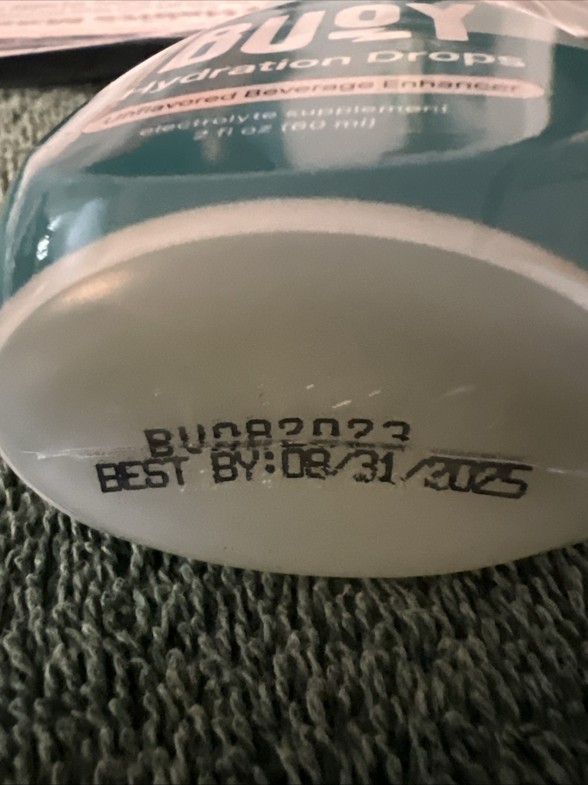 Buoy Electrolyte Hydration Drops Unflavored Beverage Enhancer -2 fl oz NEW