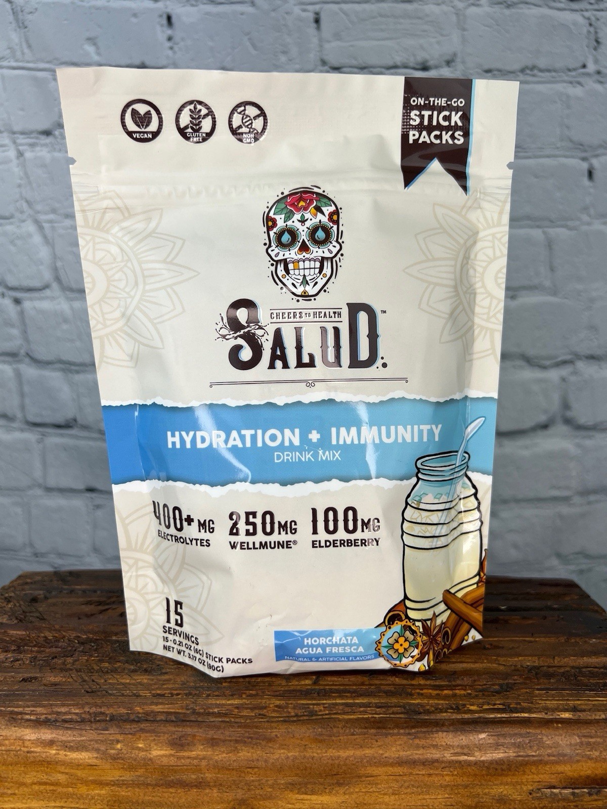Salud Hydration & Immunity Drink Mix Comes With 15 Servings Flavor Horchata