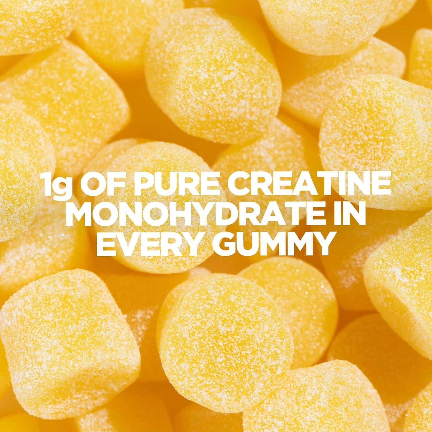 MyProtein Creatine Gummies Lemon 90 Count 5g Creatine 18 Servings NEW
