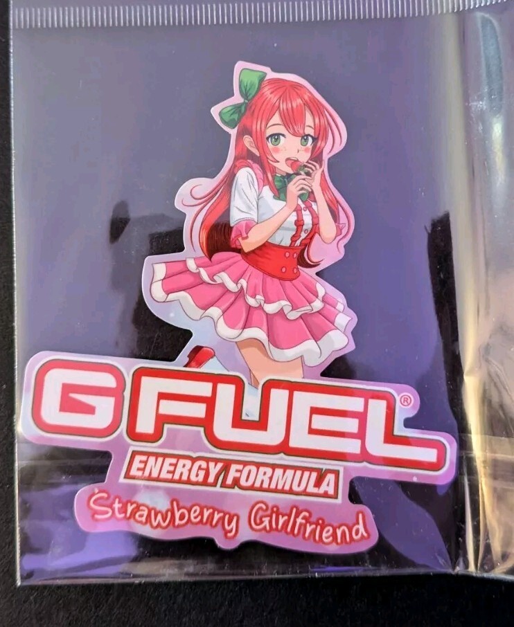 G FUEL Strawberry Girlfriend Collector’s Box || Brand New w/ Sticker
