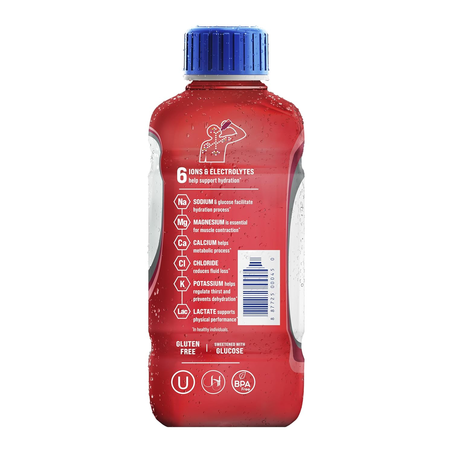 Electrolit, Electrolyte Beverage, Fruit Punch, 21 Fl Oz Bottle (Pack of 12)