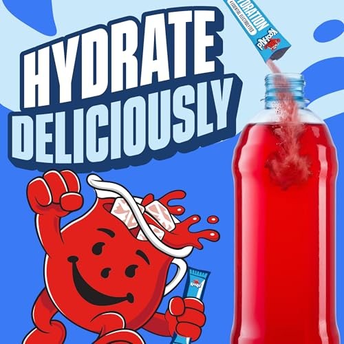 Hydration Electrolyte Powder Drink Mix, 6 On-the-Go-Packets, for Easy and
