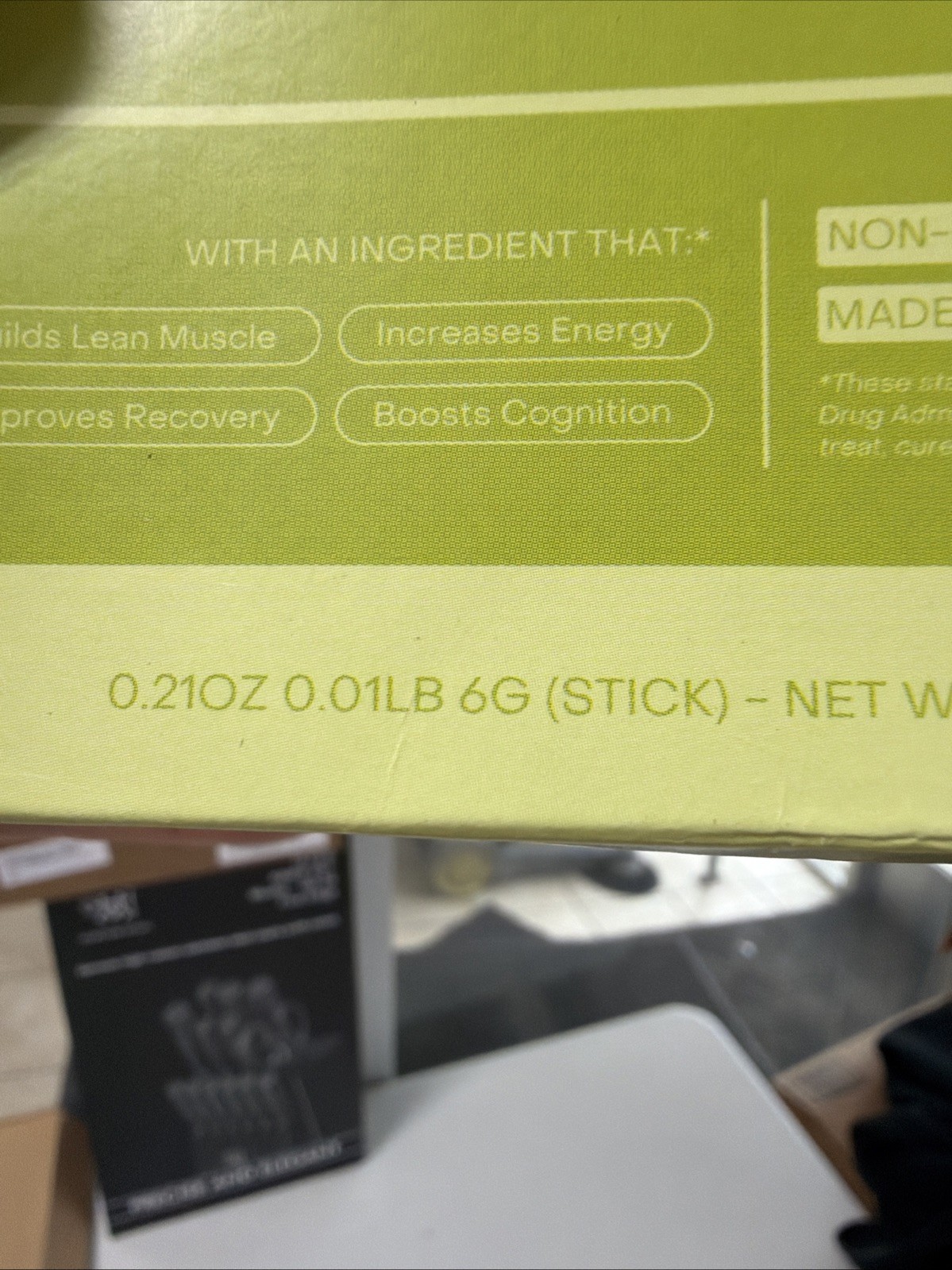 Create Creatine Monohydrate Powder Lemon Lime Dietary Supplement 30 sticks – New