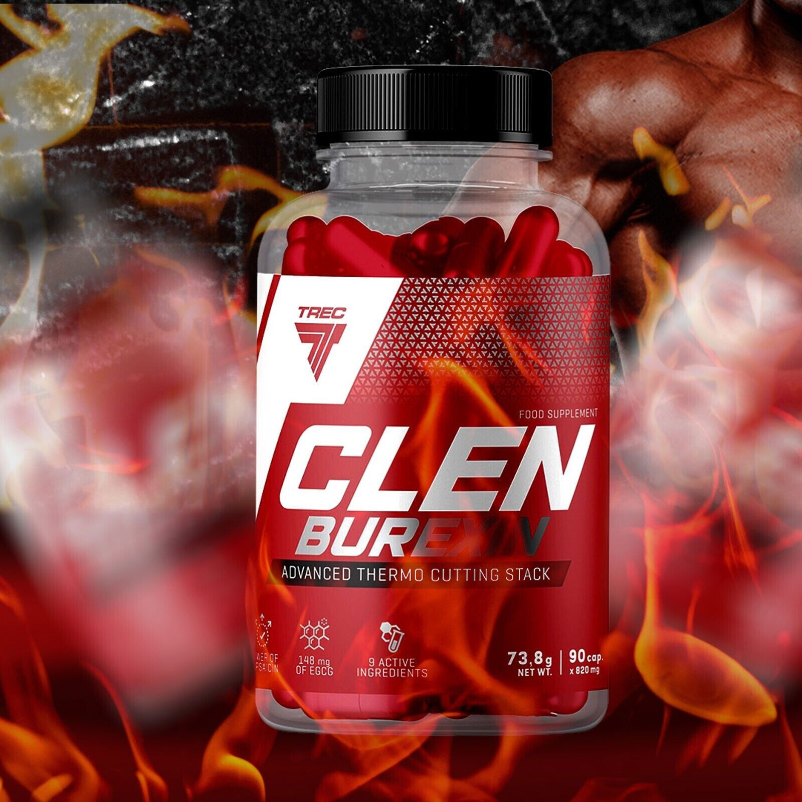 CLENBUREXIN – 90-270 Capsules – Fat Burner Fat Burning Weight Loss Phase Weight Loss