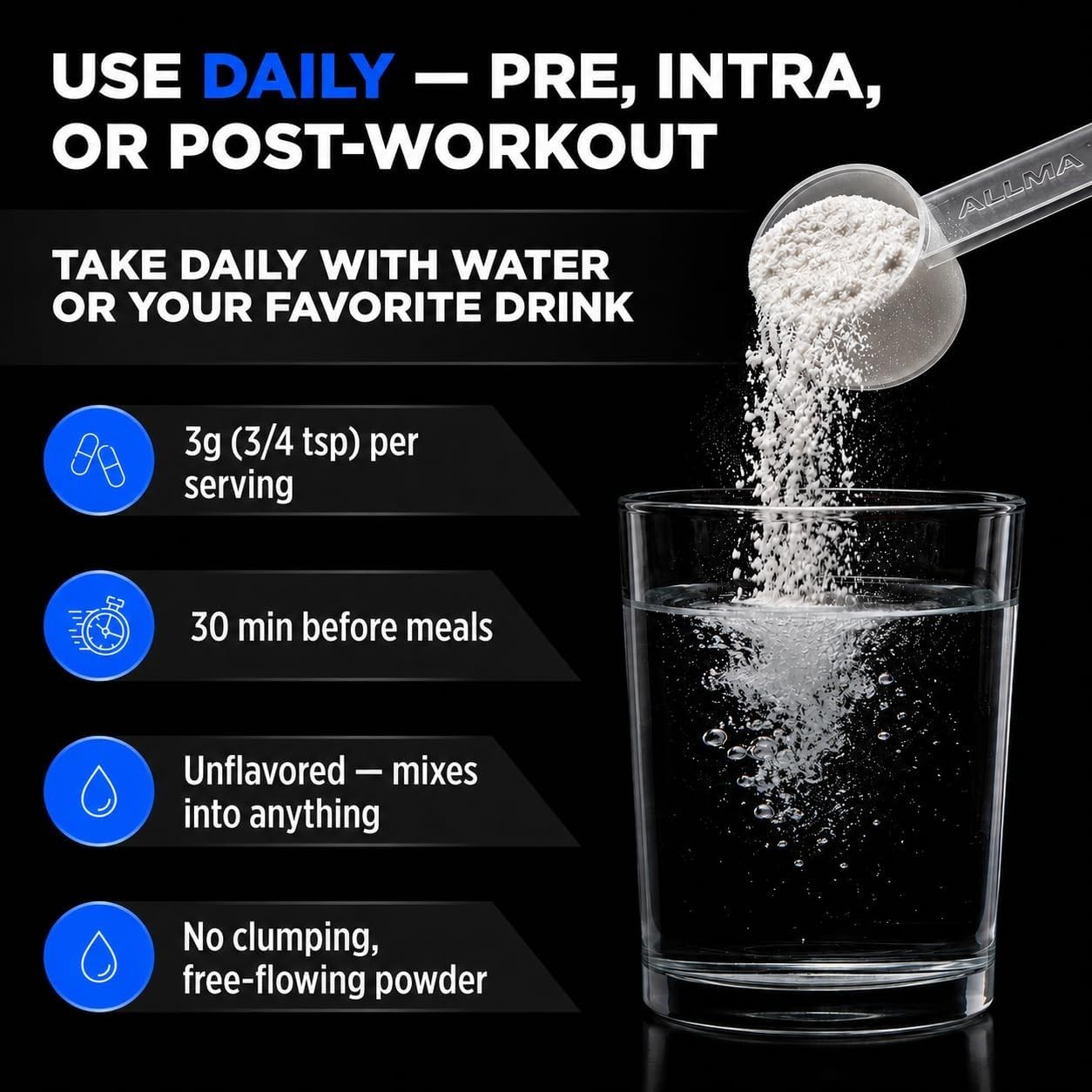 Essentials Taurine – 400 g Powder – Cell Volumizer – Improves Focus & Energy …