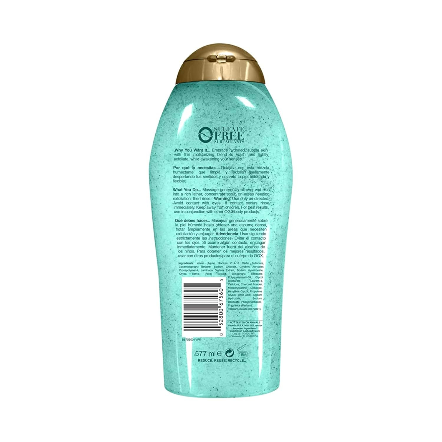 Hydration + Sea Kelp & Hyaluronic Acid Sulfate-Free Lightly Moisturizing Body Sc