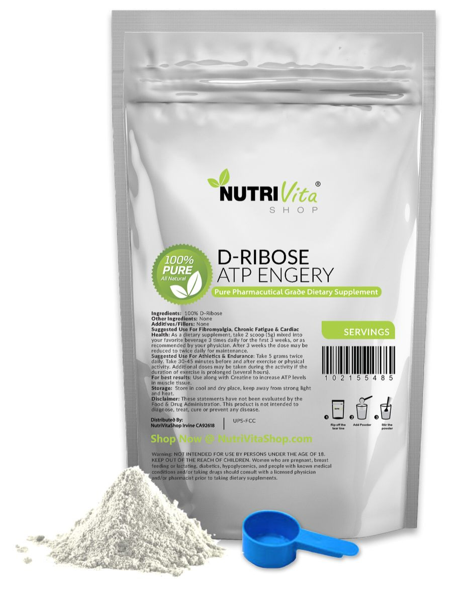 11 lb (5000g) NEW 100% PURE D-RIBOSE POWDER -ENERGY & ENDURANCE