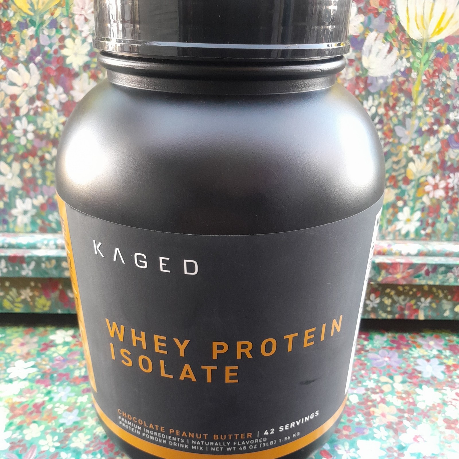 KAGED Whey Protein Isolate, Chocolate PEANUT BUTTER 3 lb (1.36 kg)