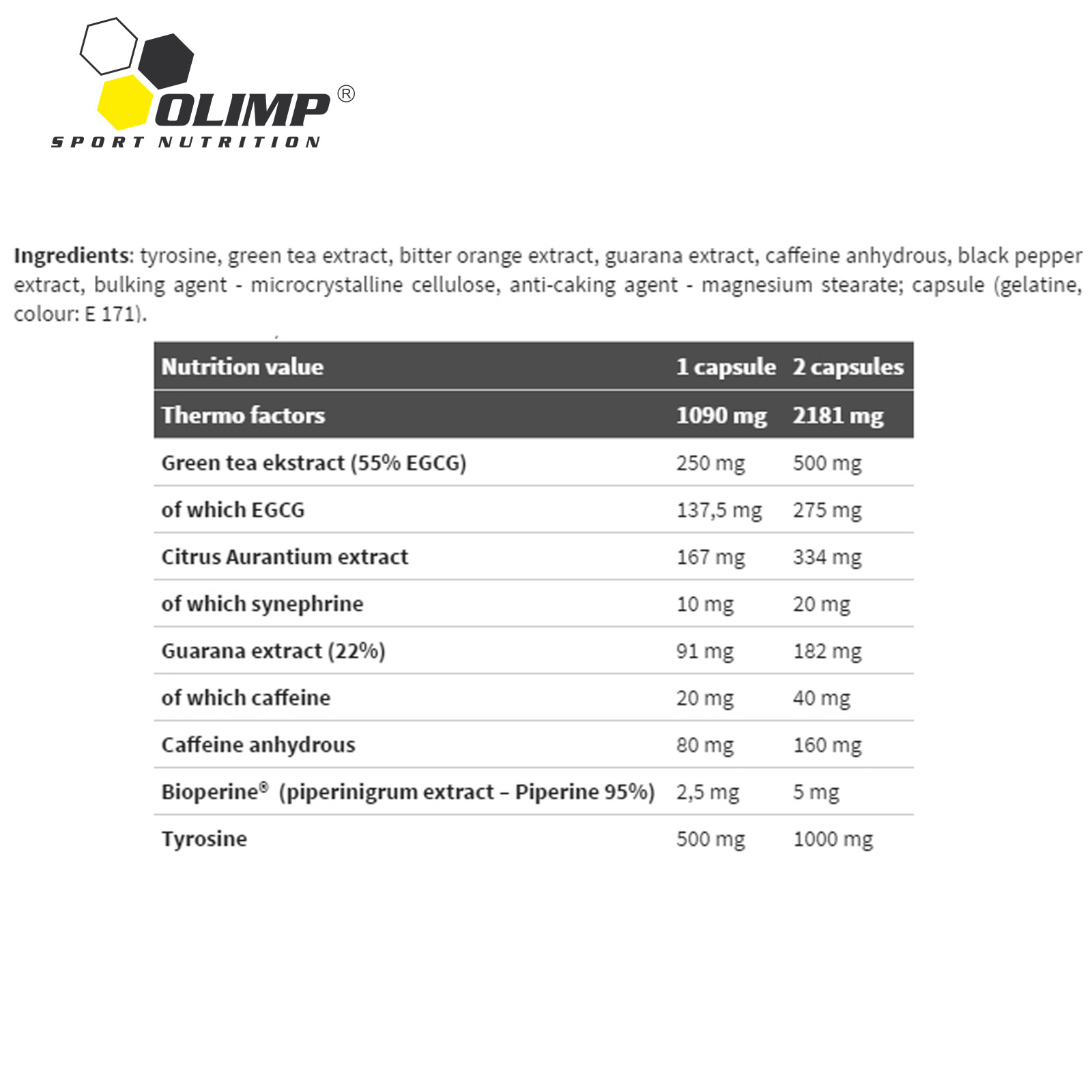 THERMO SPEED EXTREME + STRONGEST L-CARNITINE – Fat / Weight Loss Slimming Pills
