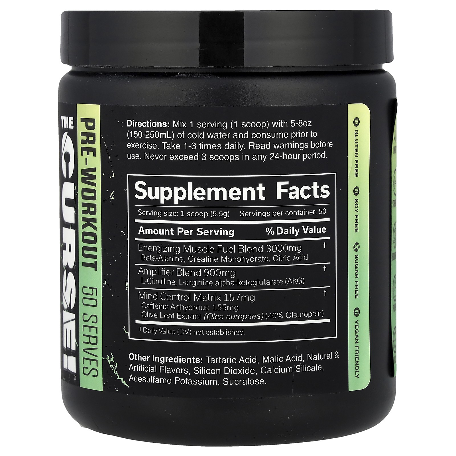 The Curse!®, Pre-Workout, White Grape, 9.7 oz (275 g)