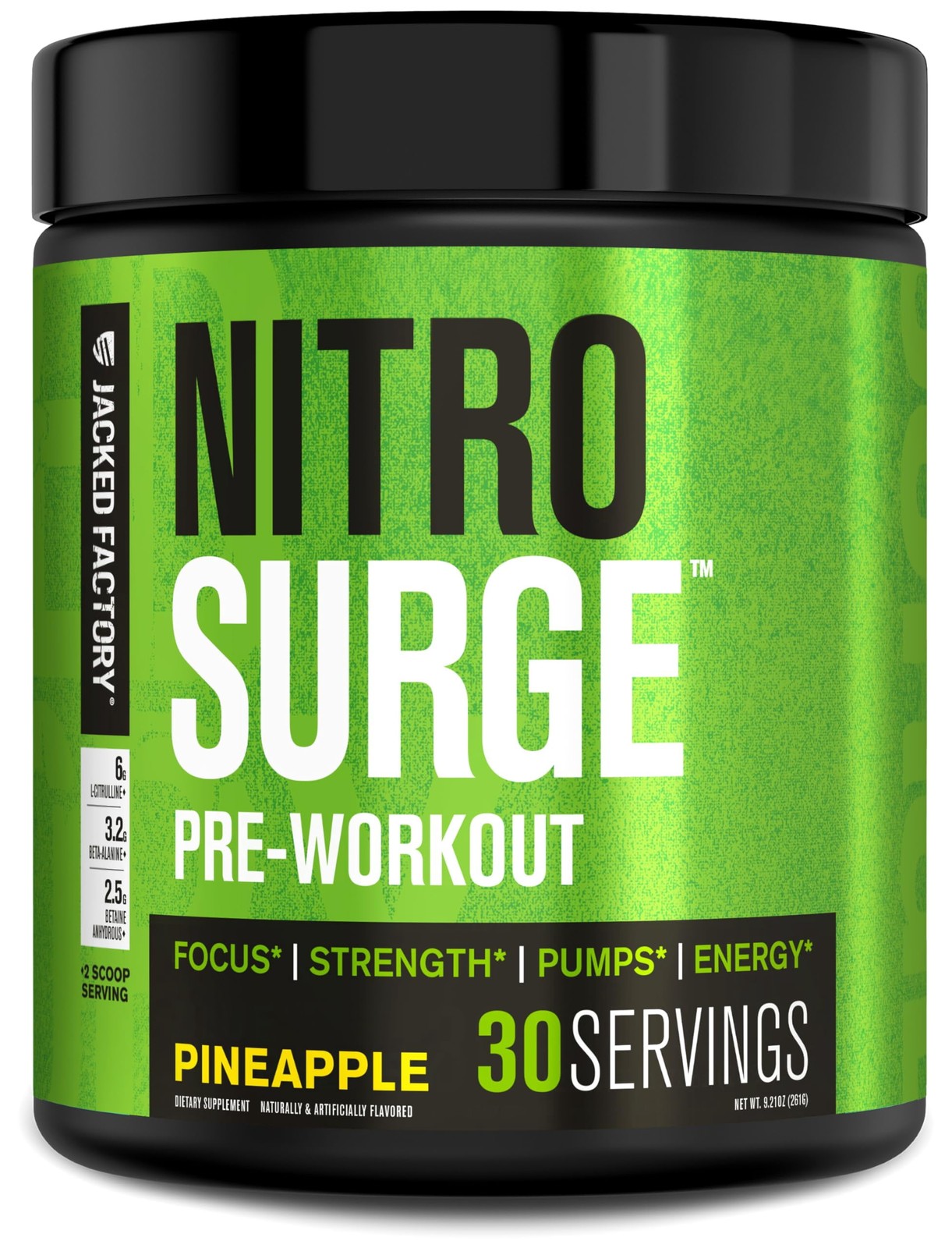 NITROSURGE Pre Workout Supplement – Endless Energy, Instant Strength Gains, Clea