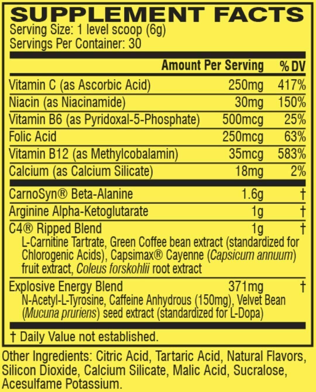 Cellucor: C4: Ripped ID Series (30 Servings) (Ultra Frost) – GNC EXCLUSIVE!!