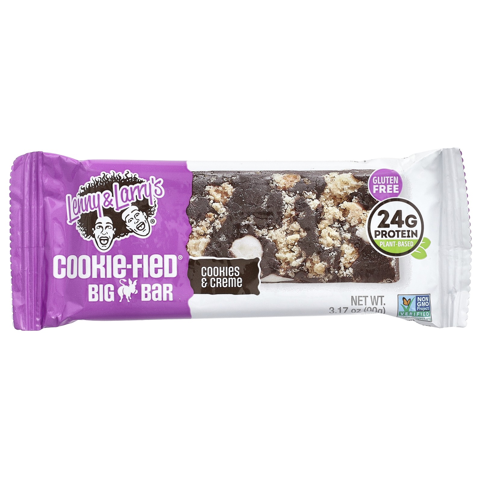 Cookie-Fied® Big Bar, Cookies & Creme, 12 Bars, 3.17 oz (90 g) Each