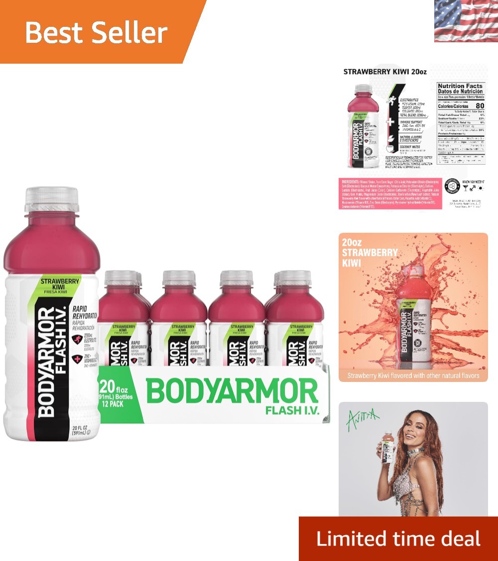 Refreshing Strawberry Kiwi Electrolyte Drink – Perfect for Post Workout Recovery
