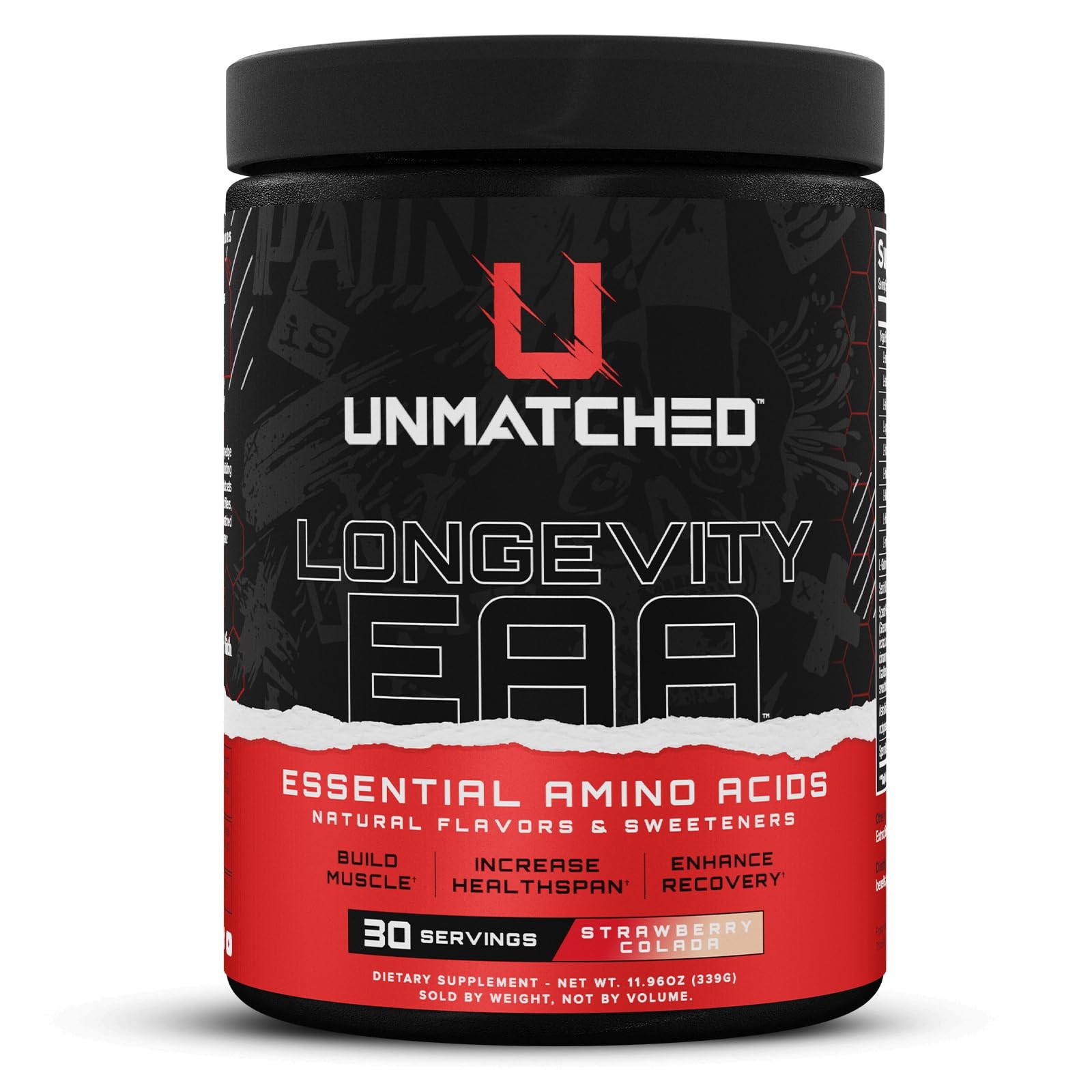 Unmatched Longevity EAA Essential Amino Acids | Muscle Build & Recovery | Per…