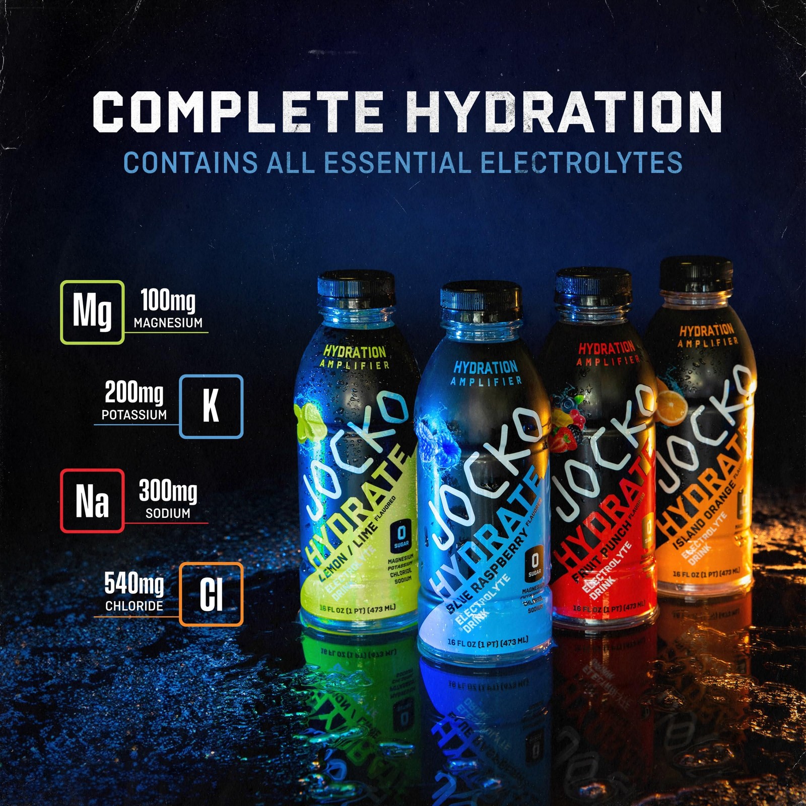 Jocko Fuel Hydrate Electrolyte Drinks – Sports Drink Hydration Blue