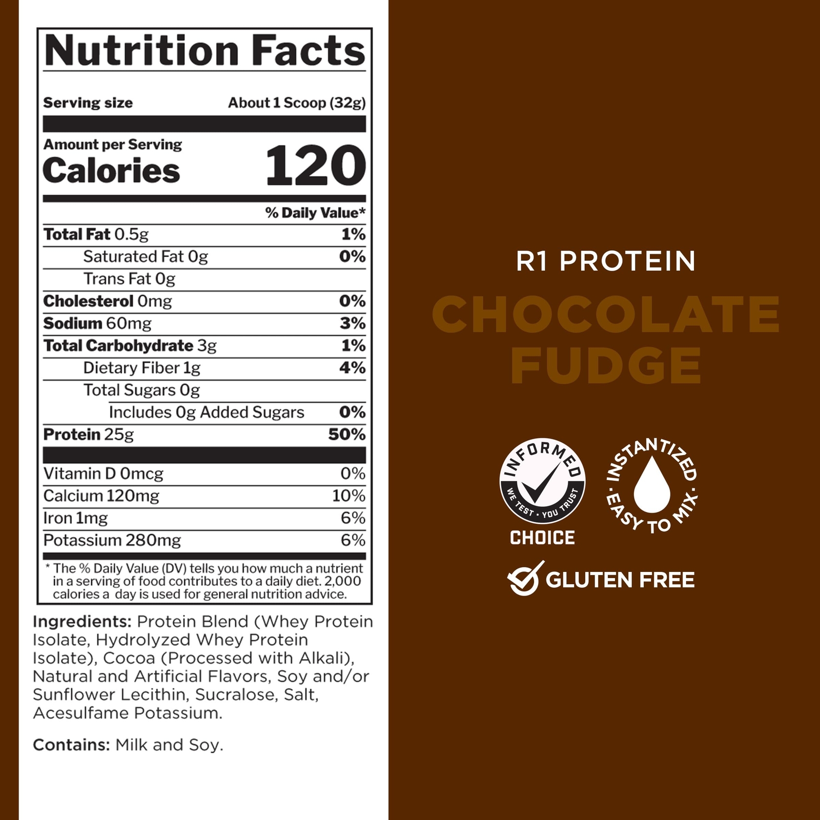 Rule One Proteins R1 Protein – 25g Fast-Acting Super-Pure 100% Isolate and Hy…