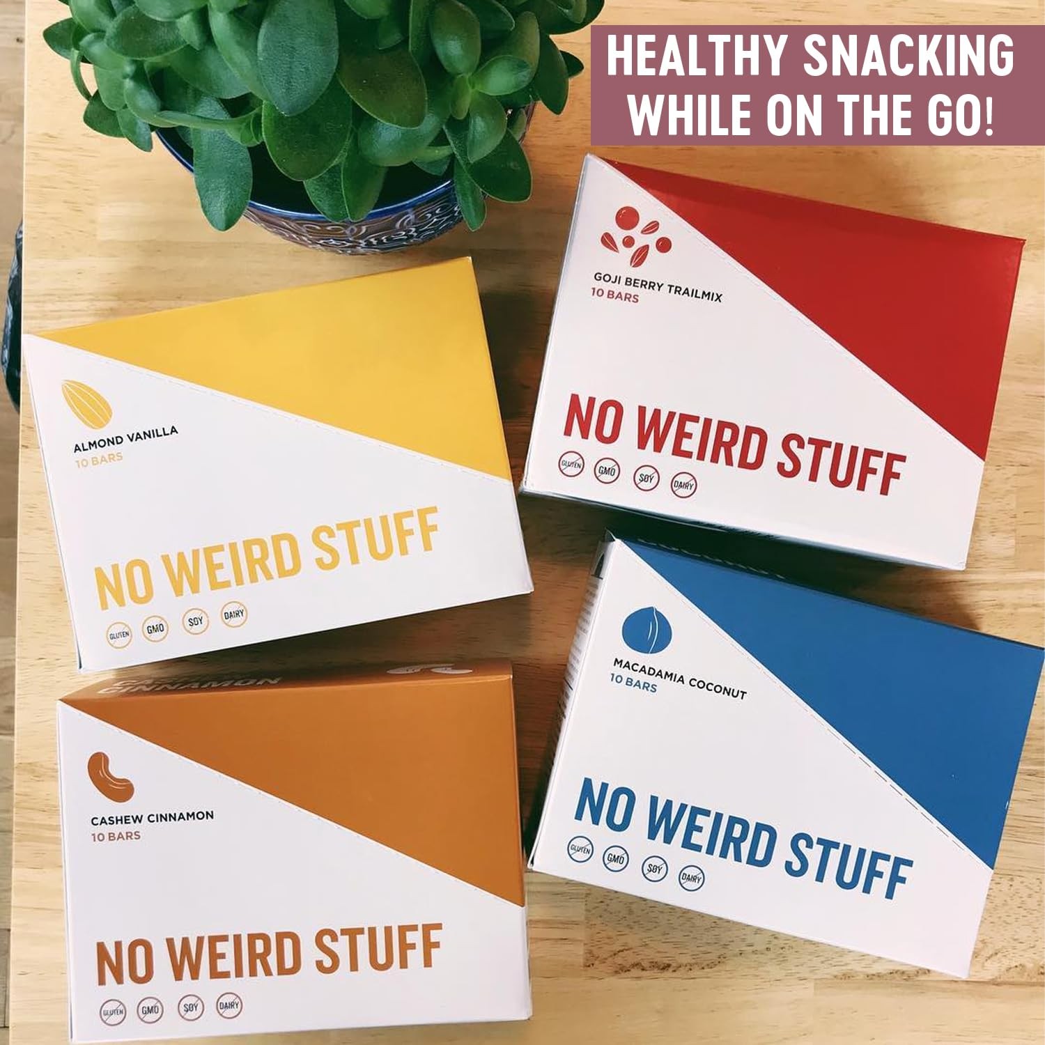 Mammoth Bar Variety Pack 10 Organic Protein Bars Paleo Prebiotic Gluten Free Egg