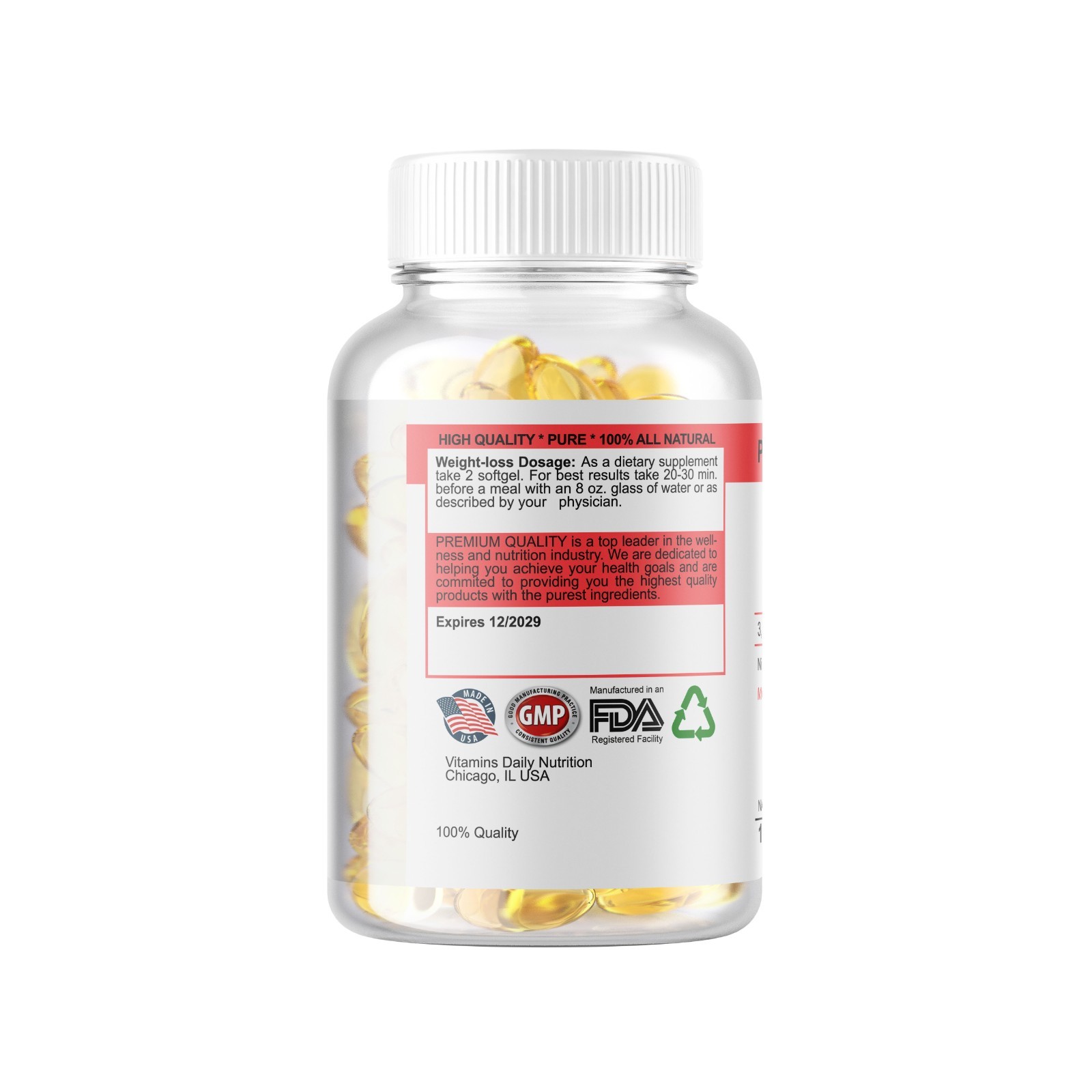 L-Arginine L-Citrulline Nitric Oxide Booster 3000mg, 240 Softgels, 120 Servings