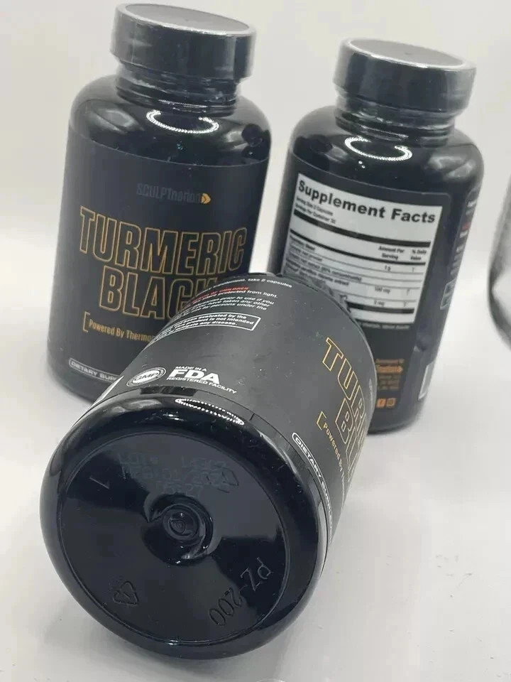 Turmeric Black Sculptnation Fatigue Muscle Build Fat Burn Bloating Treat, 1 Pack