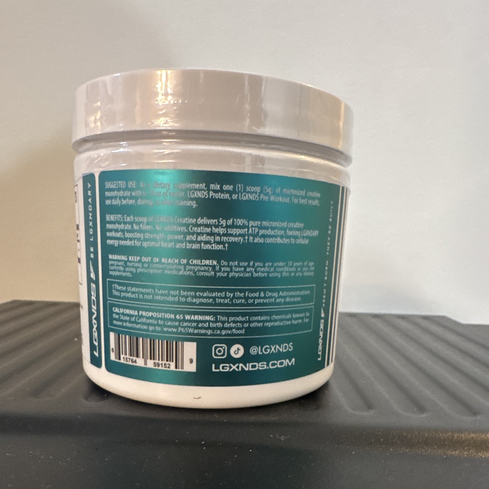 LGXNDs Micronized Creatine Monohydrate Powder Unflavored 500g 100 Serv 03/28