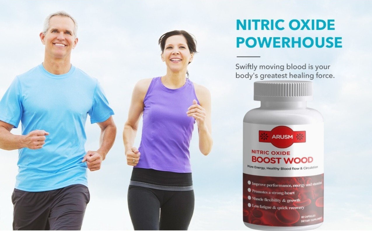 Nitric Oxide Booster Supplement Supports Blood Flow Pre Workout 60 caps