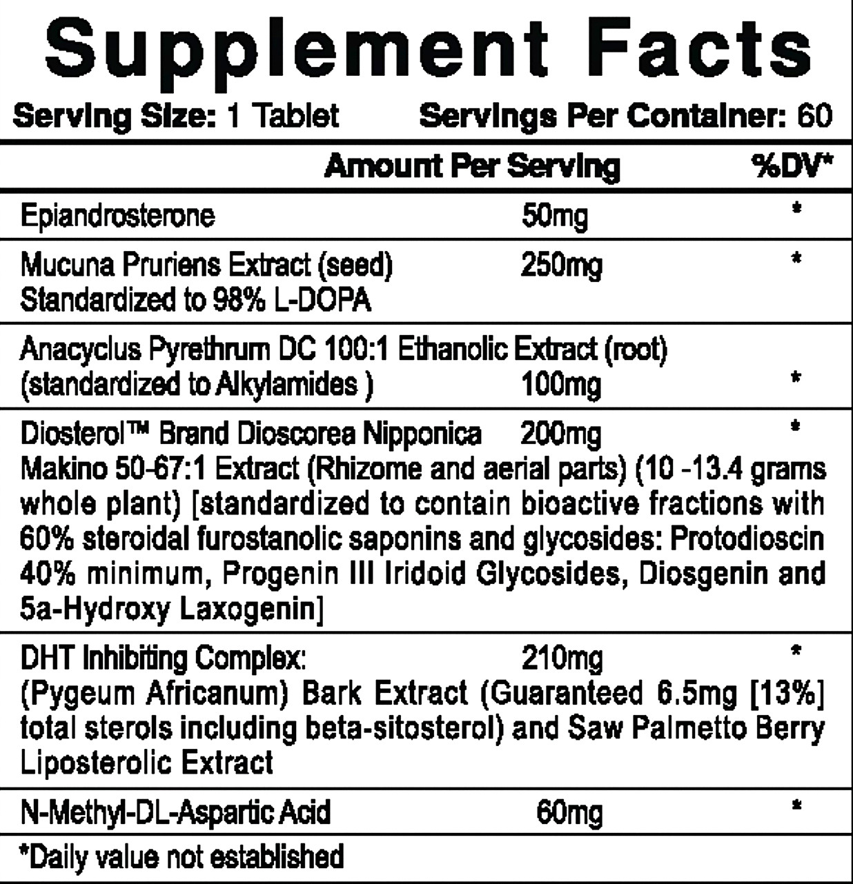 USP Labs Ultimate-T New Formula Ultimate Test Libido Booster 60 Tablets New