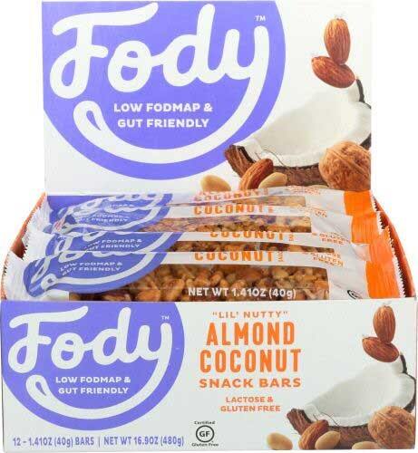 Fody Gluten Free Almond Coconut Bar – 1.41 Ounce (Pack of 12)