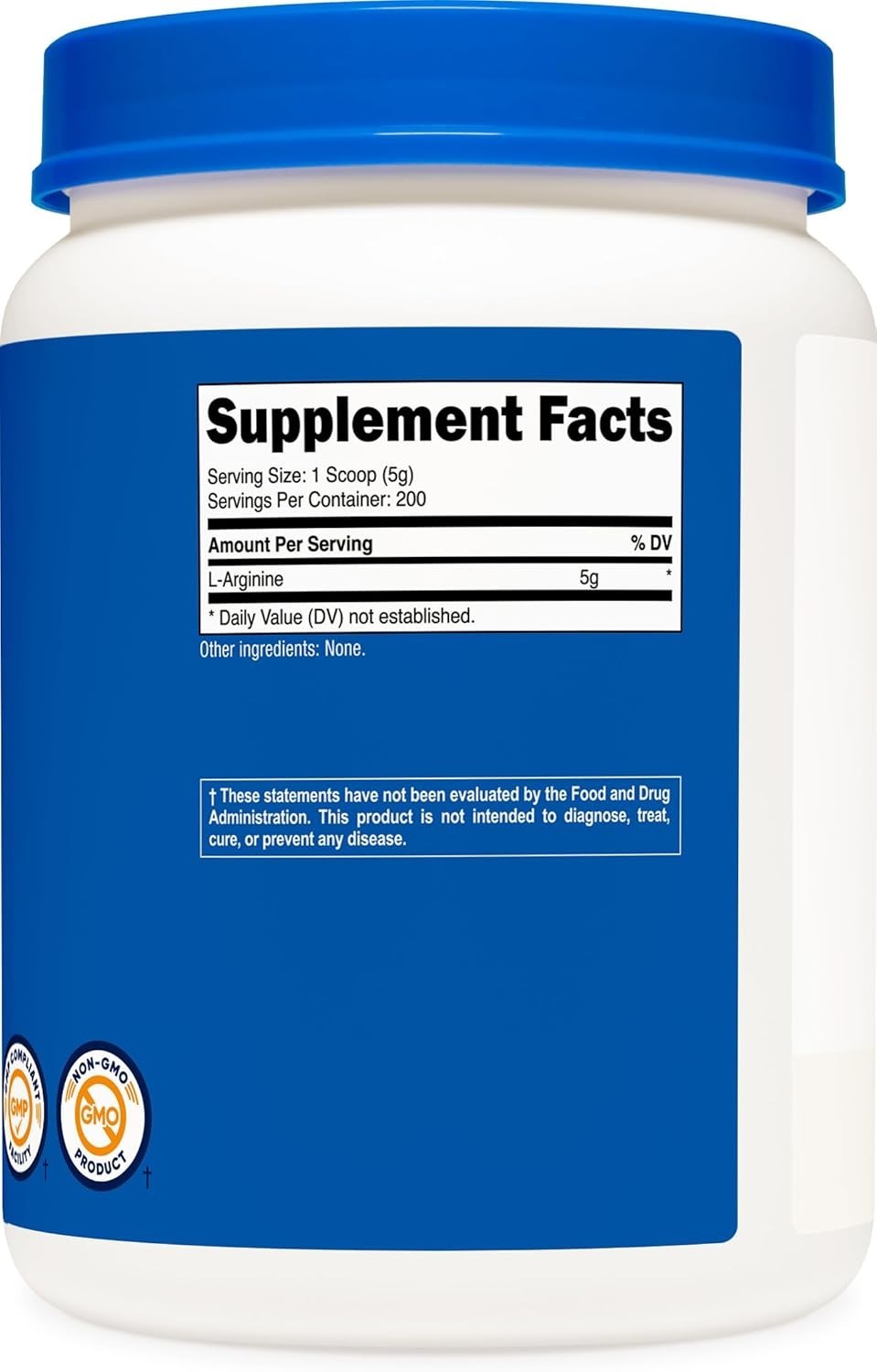 L-Arginine Powder 1KG – Pure & Powerful 5g Servings for Enhanced Performance