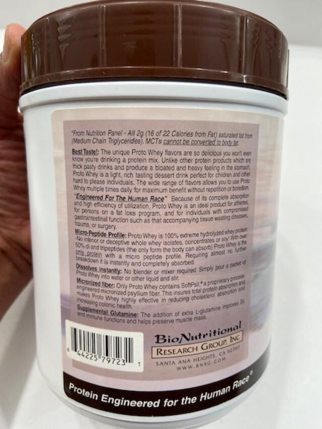 Bio Nutritional, Proto Whey 100% Micro peptides 580 Grams, 20 Servings