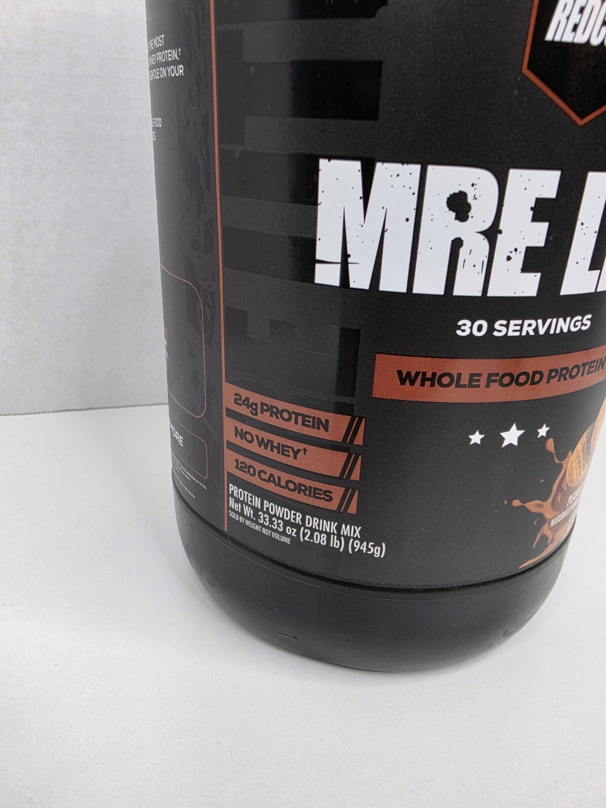 REDCON1 MRE Lite Whole Food Protein Powder Peanut Butter Cookie 30 Servings