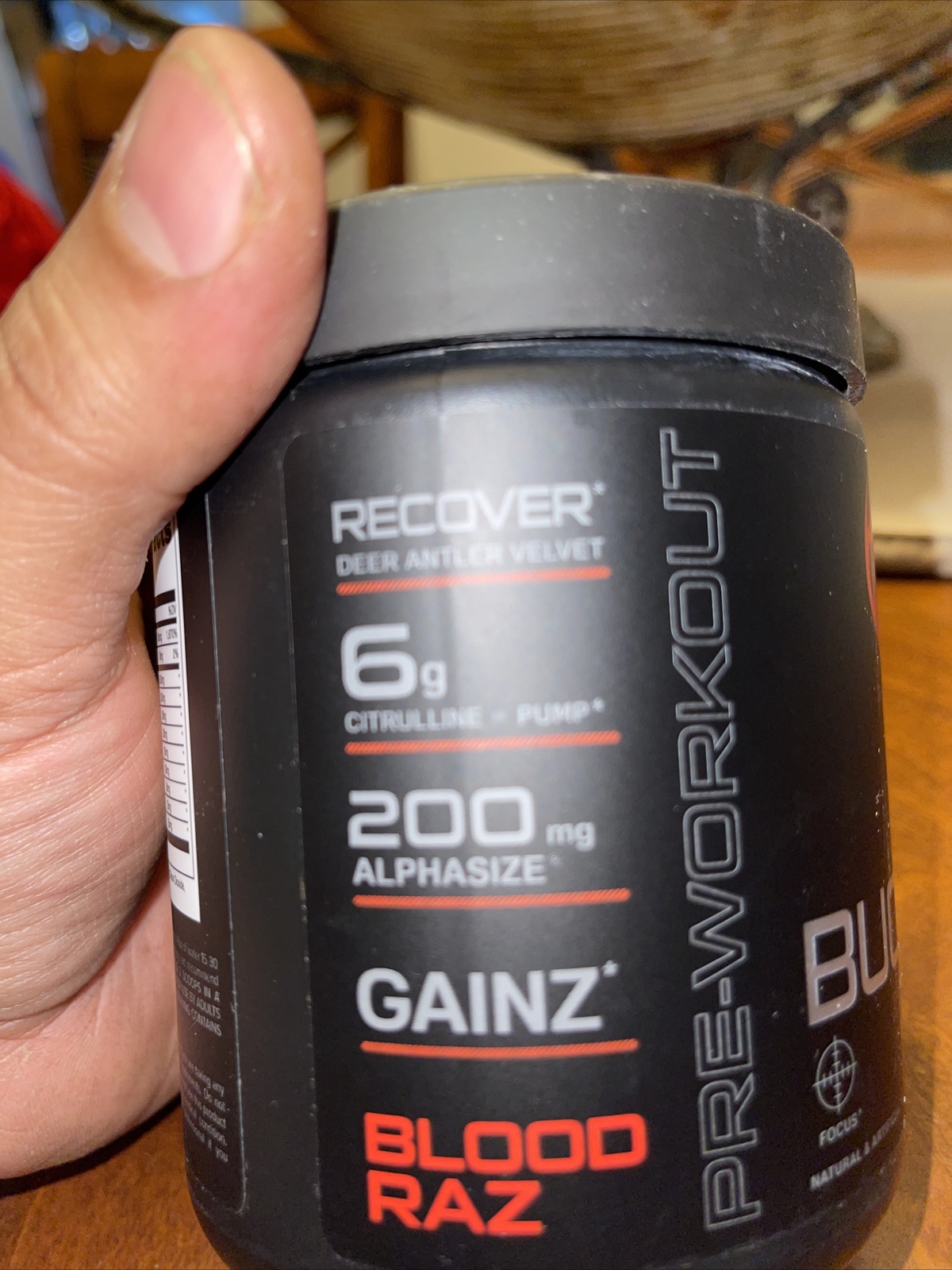Bucked Up Pre-Workout Blood Raz 11.05oz #7095