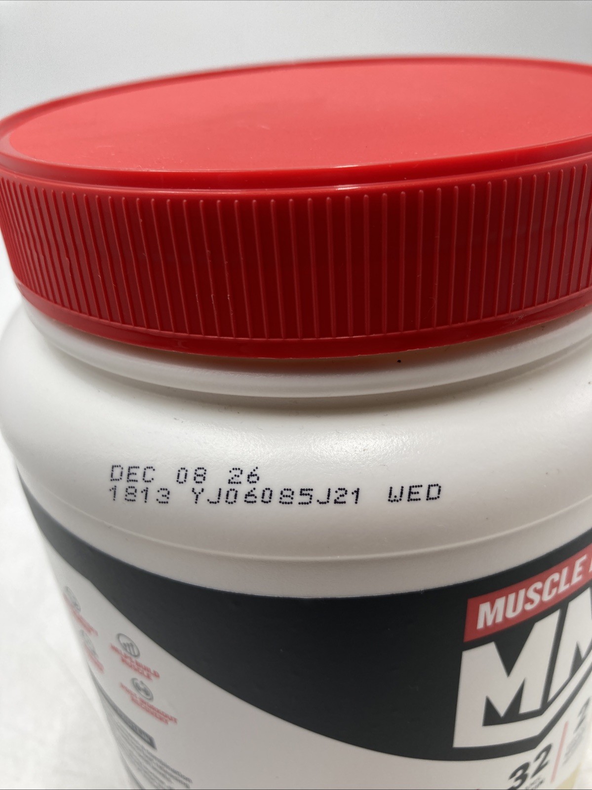 Muscle Milk Genuine Protein Powder, Vanilla Crème, EXP 08/26