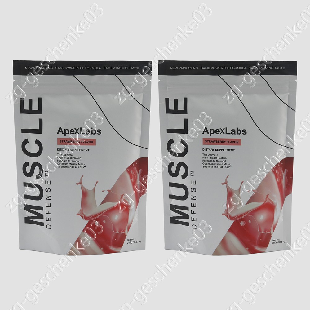 1-5 pack Muscle Defense Strawberry – From ApexLabs – FREE SHIPPING US!