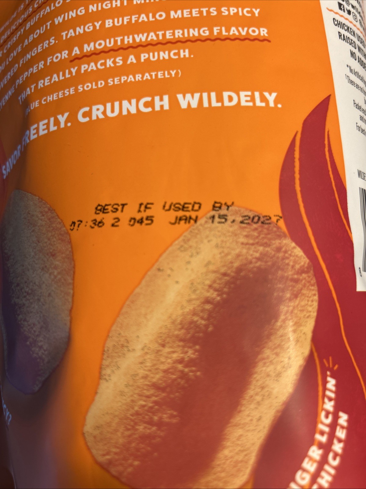 Wilde Protein Chips Buffalo Flavor, 8.5 oz – 10g Protein