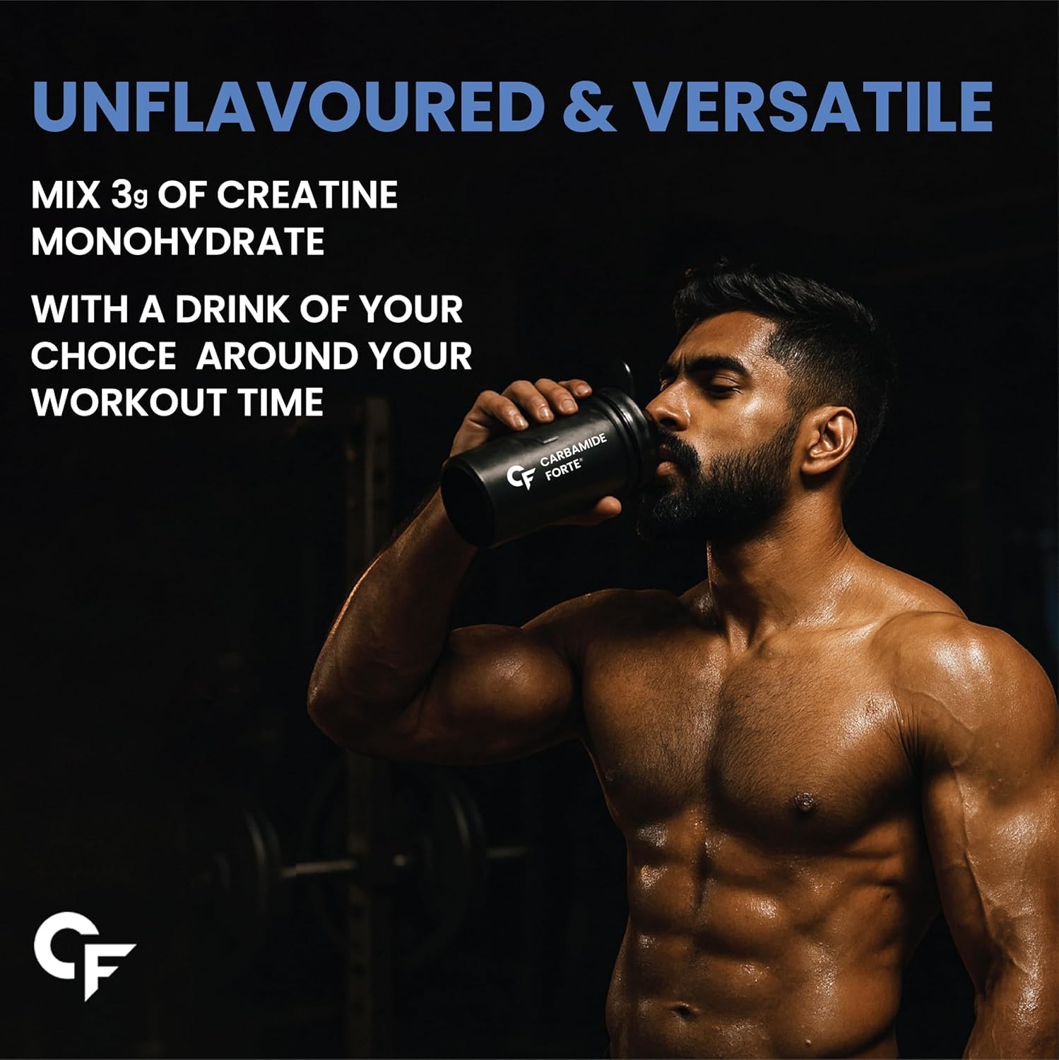 Carbamide Forte Creatine Monohydrate Powder Unflavoured 103g