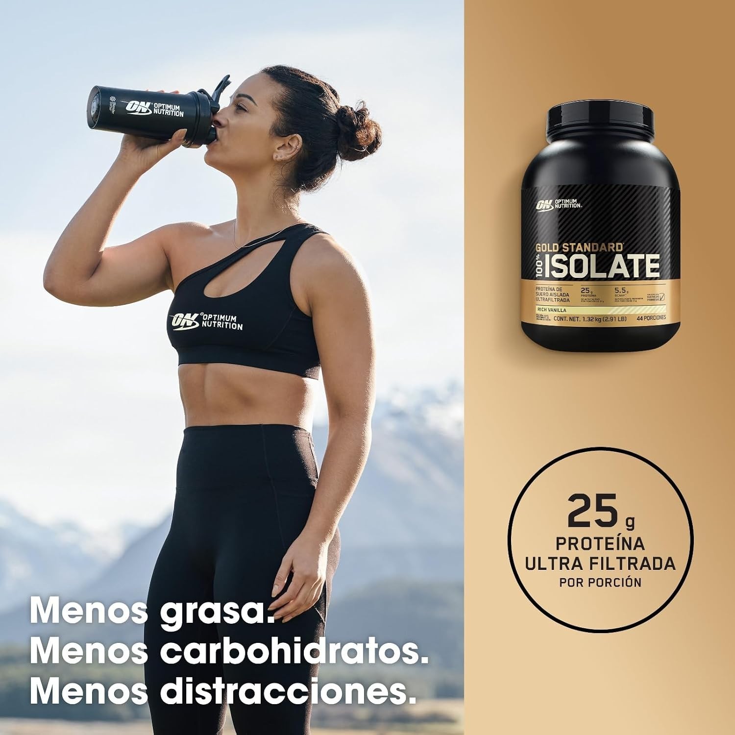 Optimum Nutrition Gold Standard 100% Isolate Protein Powder Rich Vanilla 2.91