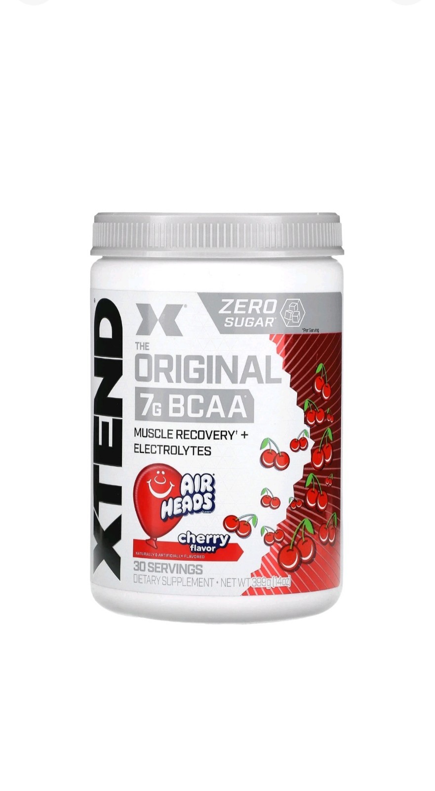 XTEND Original 7G BCAA Powder, for Muscle Recovery, Sugar-Free, Airheads