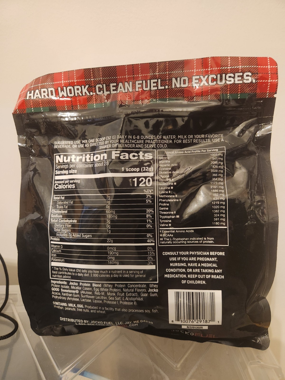 Jocko Protein Powder Mölk Protein Blend Gingerbread Cookie 2 Lbs
