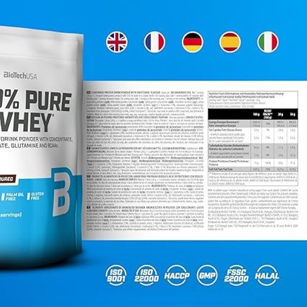 BIOTECH USA 100% PURE WHEY 454g-1 lbs, PROTEIN
